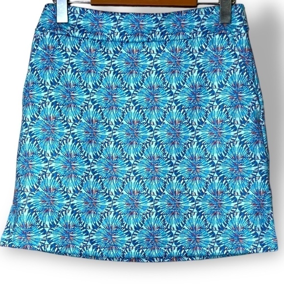 VINEYARD VINES Knit Shell Printed Golf Skort Multi Pocket US Sz XXS - Picture 3 of 12